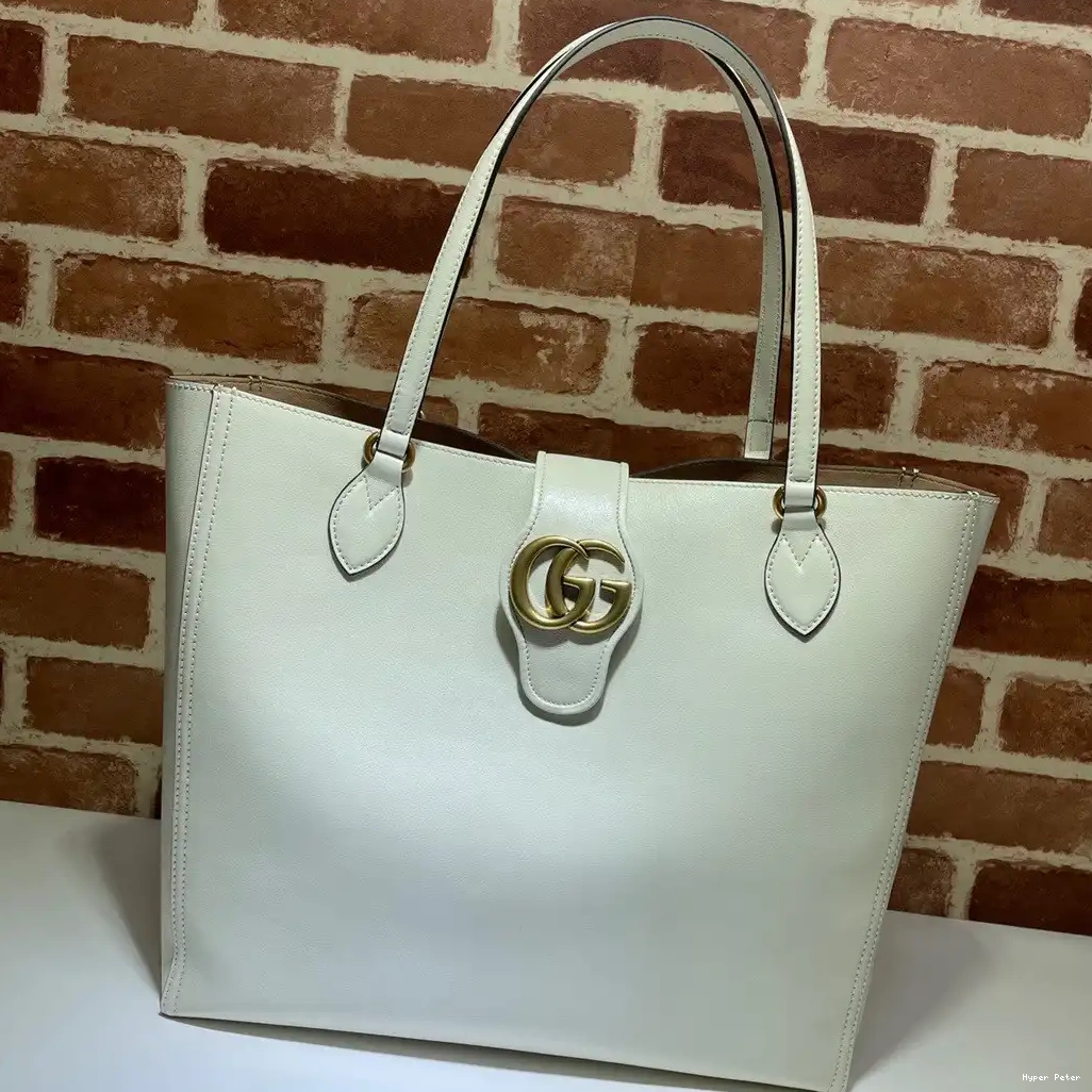 Hyperpeter Double Medium GUCCI tote with G 0621